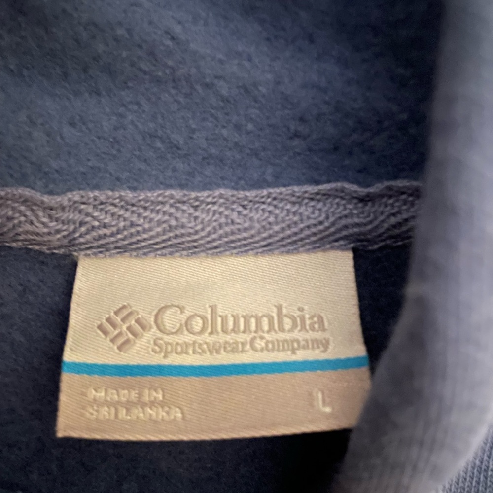 Columbia Men's Slate Blue Hoodie - Picture 2 of 3